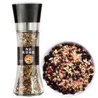 海盐黑胡椒粒带研磨器牛排调料低脂卡健身餐鸡胸肉混合调味料