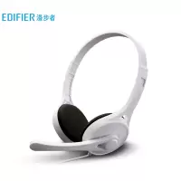 漫步者 K550 高品质电脑耳麦 白色 付