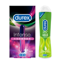 杜蕾斯(Durex)快感增强液10ml+芦荟润滑液50ml 女性系列 人体润滑液 高潮油 夫妻成人情趣用品