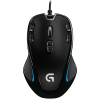 罗技(Logitech)G300s 有线电竞游戏鼠标-黑色