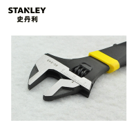 史丹利(STANLEY) 双色柄铬钒钢活动扳手8"