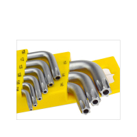 史丹利(STANLEY) 8件套长L形中孔花形扳手TT6-TT25