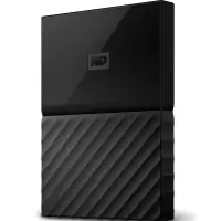 西部数据（WD） My Passport 加密移动硬盘USB3.0 2.5寸 时尚款【经典黑】 4TB