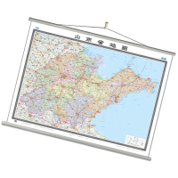 山东省地图挂图 无拼缝专用挂图 1495mm*1070mm