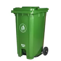 垃圾桶 加厚塑料带脚踏120L带盖