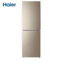 海尔(Haier)BCD-190WDPT 190升双门小冰箱 风冷无霜 炫彩金外观 节能家用电冰箱