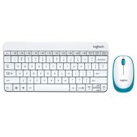 罗技(Logitech) 键鼠套装 MK245 Nano 无线键盘鼠标套装 白色