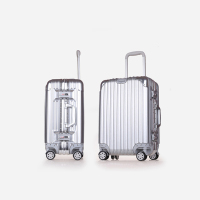 路卡尼袋鼠(LOKANROO)拉杆箱万向轮铝框行李拉杆箱20寸
