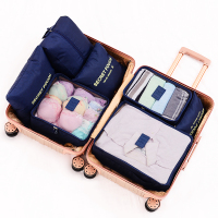 易旅 旅行防水防尘收纳包套装行李箱 收纳7件套 SNB13 颜色随机 nfh