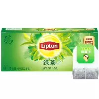 Natureall 绿茶包冲泡袋泡茶优选绿茶茶叶袋泡茶25包50g盒装 gk