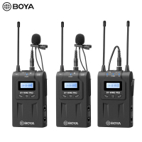 博雅(BOYA)麦克风 BY-WM8Pro一拖二领夹式无线麦克风相机无线小蜜蜂 手机直播vlog拍摄采访专业收录音无线话筒
