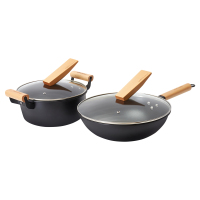 荣事达 森朗精铁两件套 锅具组合 RG-TZ3002D01