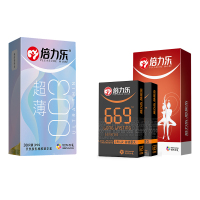 倍力乐003超薄避孕套 轻松半小时[52只]避孕套超薄003正品旗舰店专用女性安全套男用持久装神器byt