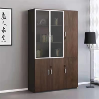 SDEC 三门文件柜 简约现代三门书柜 2000*400*1200 单位:组