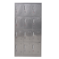 臻远 201不锈钢六门更衣柜ZY-HH-D061