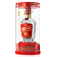 五粮液股份公司 金珀 52度500ml单瓶装 透明盒升级红装版 浓香型白酒