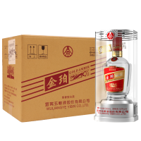 五粮液股份公司 金珀 52度500ml*6整箱 透明盒升级银装版 浓香型白酒
