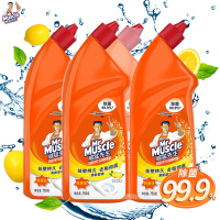 威猛先生洁厕灵 深层净力洁厕啫哩柠檬草香750g*24瓶