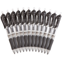 K35按动中性笔12支/盒 3盒装 0.5mm水笔 签字笔 水性笔 碳素笔中性笔