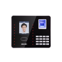 得力(deli) 考勤机3969z人脸识别+指纹/网络接口一体高级考勤机 单个装