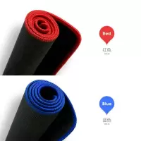 电脑办公 家用鼠标垫 全黑小号加厚锁边鼠标垫 桌垫（10个装）