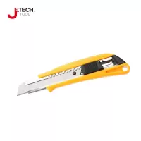 捷科(JETECH) CF-M50 美工刀 18mm自锁式美工刀 120把(10把*12盒)