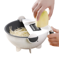 手动刨丝器洗菜篮切片器