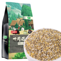 十月稻田(SHIYUEDAOTIAN) 四色小米 1kg(黄小米 黑小米 白小米 绿小米 东北杂粮 小米组合)