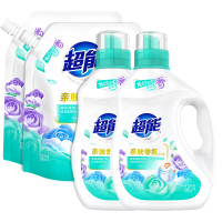 WT超能亲肤香氛洗衣液1kg*2+800g*2(XYY-QFXF-1KG-ZH1)