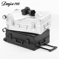 WT丹爵(DANJUE)铝镁合金TSA海关锁万向静音轮拉杆箱男女通用D58-26寸