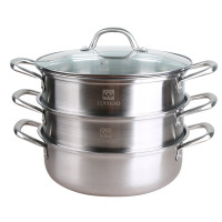 朗赫 LH-ZG03(WB1)凡尔赛三层不锈钢汤蒸锅多用锅