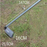 不锈钢锄头 锄面21.5*16cm,锄柄长147cm