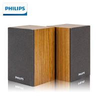 飞利浦(Philips) SPA20 音箱音响台式电脑笔记本手机多媒体USB音响客厅木质小音响电脑喇叭收钱吧上课用