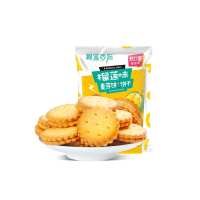榴莲西施榴莲味麦芽饼夹心饼干60g*3