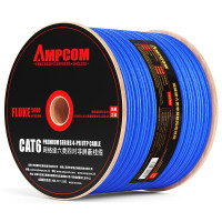 安普康 六类网线≥0.55mm 305米 CAT6类8芯双绞线 AMC655305