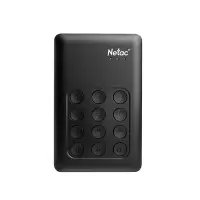 朗科K588(WB1) USB3.0移动硬盘 按键加密系列 隐私保护 黑色 2TB