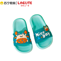 乐可爱夏天小孩卡通防滑可爱男女小公主室内外穿一字拖PVC滴塑儿童拖鞋1-3-5-7-9岁