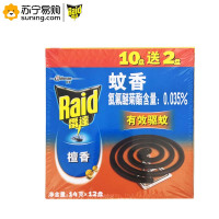 雷达 蚊香檀香型(10+2)/盘