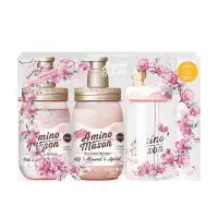 泰迪 氨基酸润泽泰迪樱花珍藏洗发水护发素套装 装450ml*2(吸管杯) aminomason