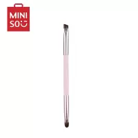 名创优品(miniso) 小布丁超柔软化妆刷套装散粉眼影高光遮瑕修容刷[双头唇眉美颜刷]