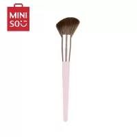 名创优品(miniso) 小布丁超柔软化妆刷套装散粉眼影高光遮瑕修容刷[扇形腮红刷]