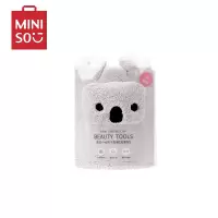 名创优品(miniso) 柔软小动物干发帽柔软浴室女吸水速干成人擦头发[考拉]