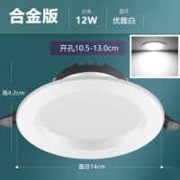LED筒灯 12瓦/白色白光 开孔12-13cm