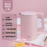 富光电热水壶烧水壶大容量家用304不锈钢电热一体自动断电开水壶