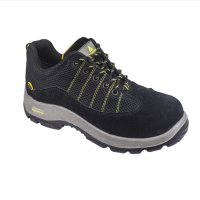 代尔塔 安全鞋男牛皮劳防鞋 工作鞋 301218 黑色