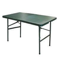 户外作业桌 展开约120x60x50(升75)cm 钢板橄榄绿漆 ±5kg 单张装