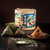 三只松鼠壹笼高汤粽 三只松鼠嘉兴壹笼高汤粽子端午肉粽甜粽蛋黄鲜肉大粽子手提礼盒装 高汤粽1120g(8只装)