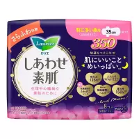 花 王 乐而雅 F透气棉柔纤巧超特长夜用护翼型进口卫生巾35cm8片(新老包装随机发货)(SZYD)
