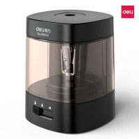 得力 68659 电动卷笔刀/削笔机 黑色 HJ