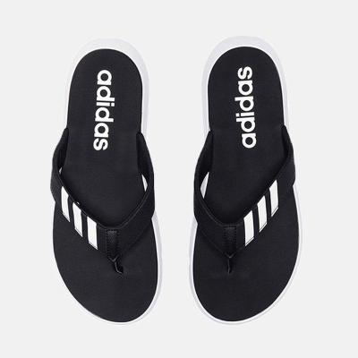 Adidas阿迪达斯拖鞋男鞋2021夏季新款沙滩鞋人字拖轻便运动凉拖潮EG2069
